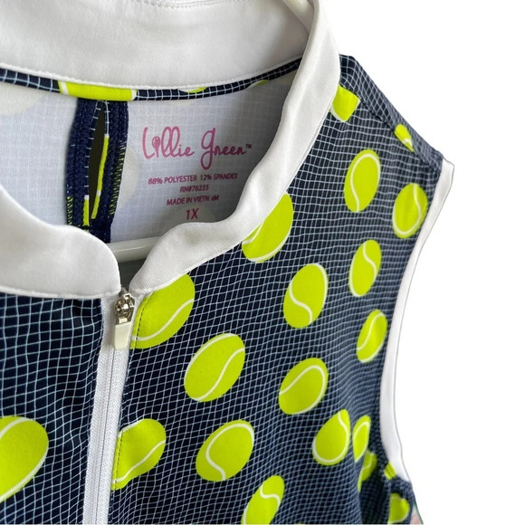 LILLIE GREEN Women's Performance Athletic Top
Golf Shirt Tennis Polo 1X NWT - Picture 9 of 16